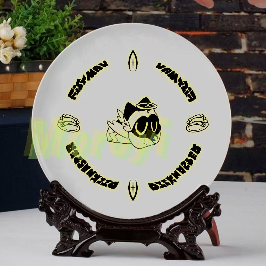 Hazbin Hotel 8' Decorative Ceramic Plate