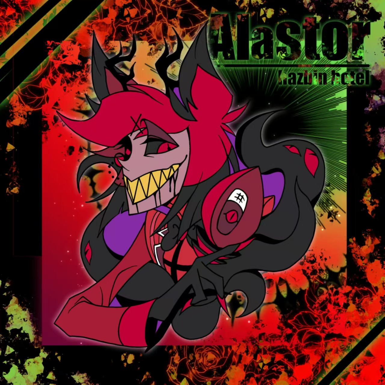 Alastor x Lucifer Enamel Pin Set
