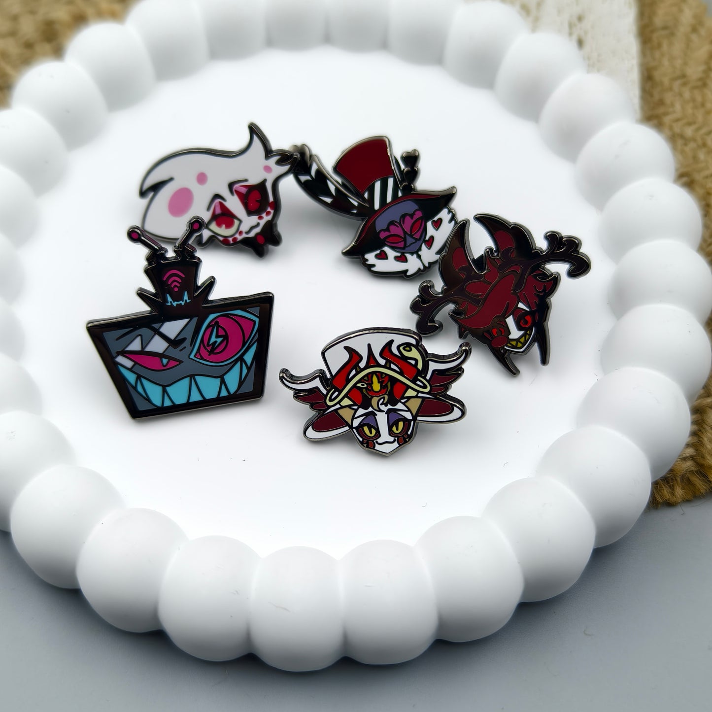 Mini Hazbin Hotel Enamel Pins