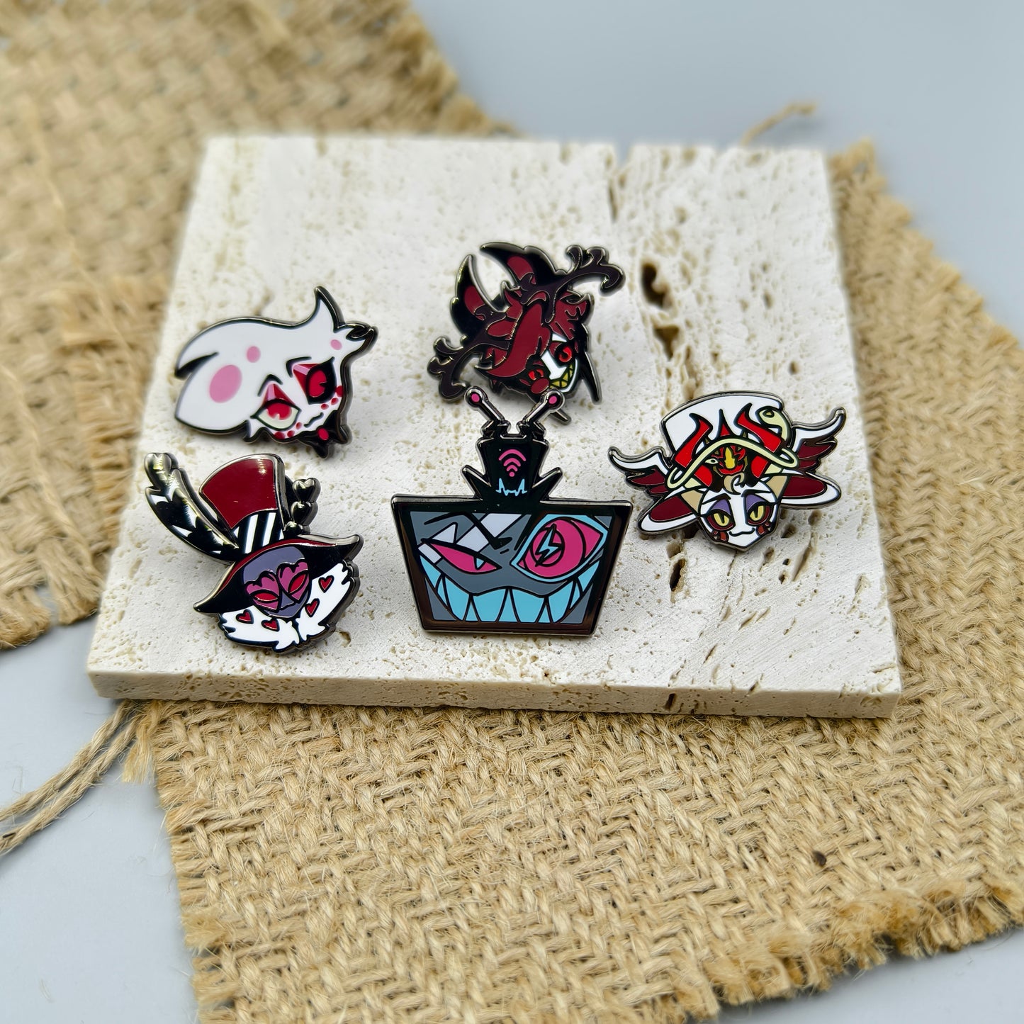 Mini Hazbin Hotel Enamel Pins