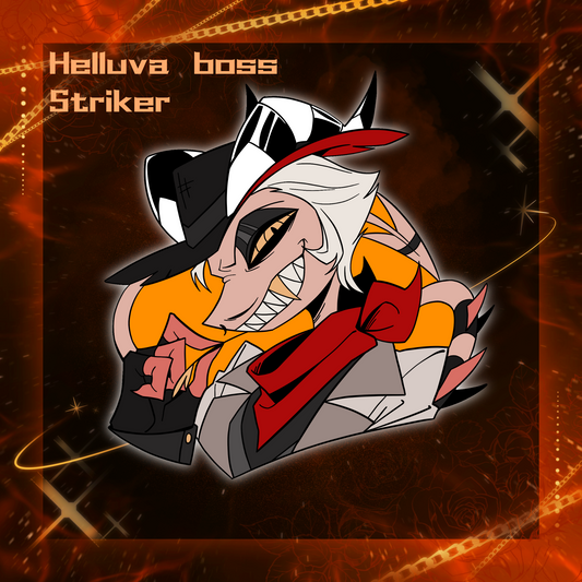 PRE-ORDER Helluva Boss Striker Enamel Pin