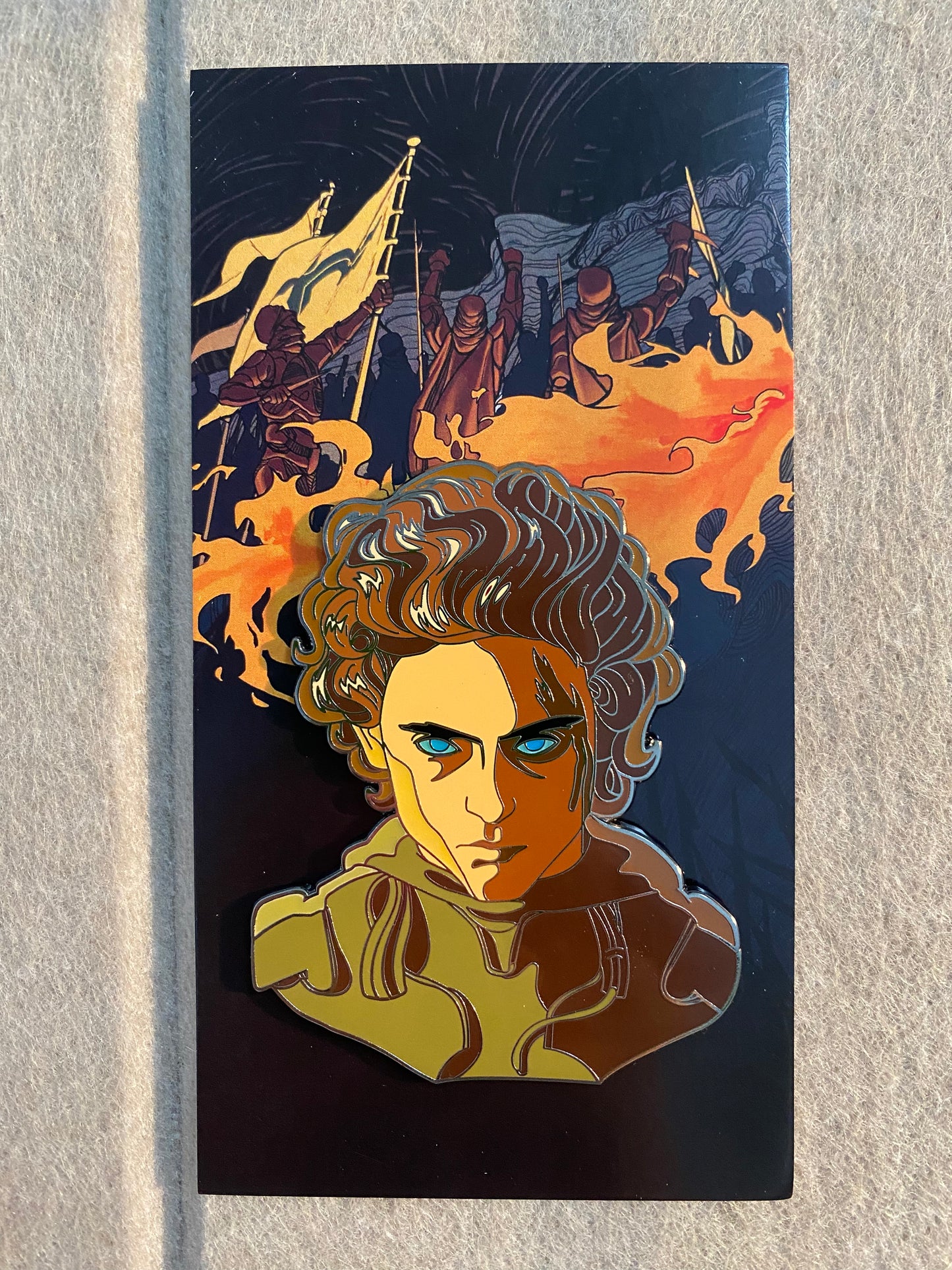 PRE-ORDER Paul Atreides Enamel Pin Dune Pin Glow in the Dark with AR Effect