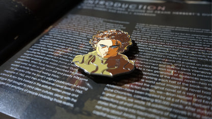 PRE-ORDER Paul Atreides Enamel Pin Dune Pin Glow in the Dark with AR Effect