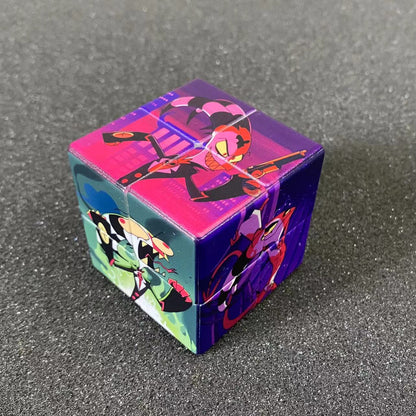 Helluva Boss Blitzo Pocket Cube Blitzo 2x2 Rubik Cube