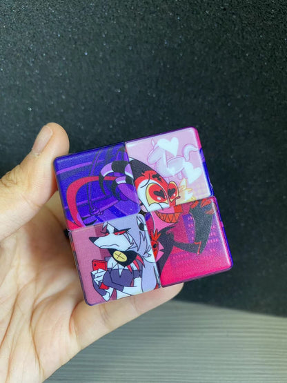 Helluva Boss Blitzo Pocket Cube Blitzo 2x2 Rubik Cube