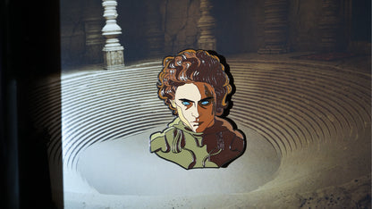 PRE-ORDER Paul Atreides Enamel Pin Dune Pin Glow in the Dark with AR Effect