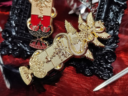 THE FALLEN Lucifer Enamel Pin HH Demon Hotel Pin