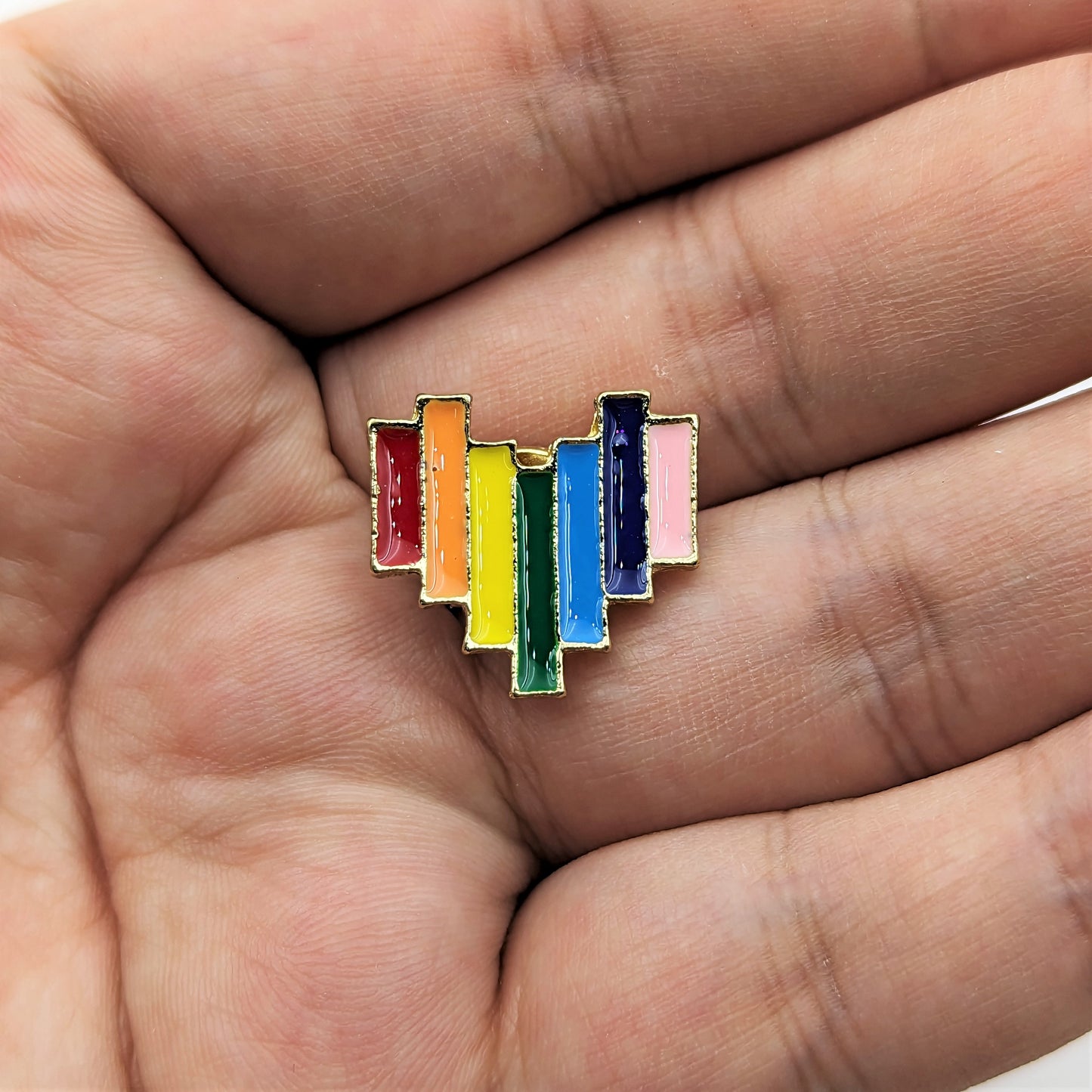 You Are Safe With Me Enamel PIn Pride Rainbow Pin