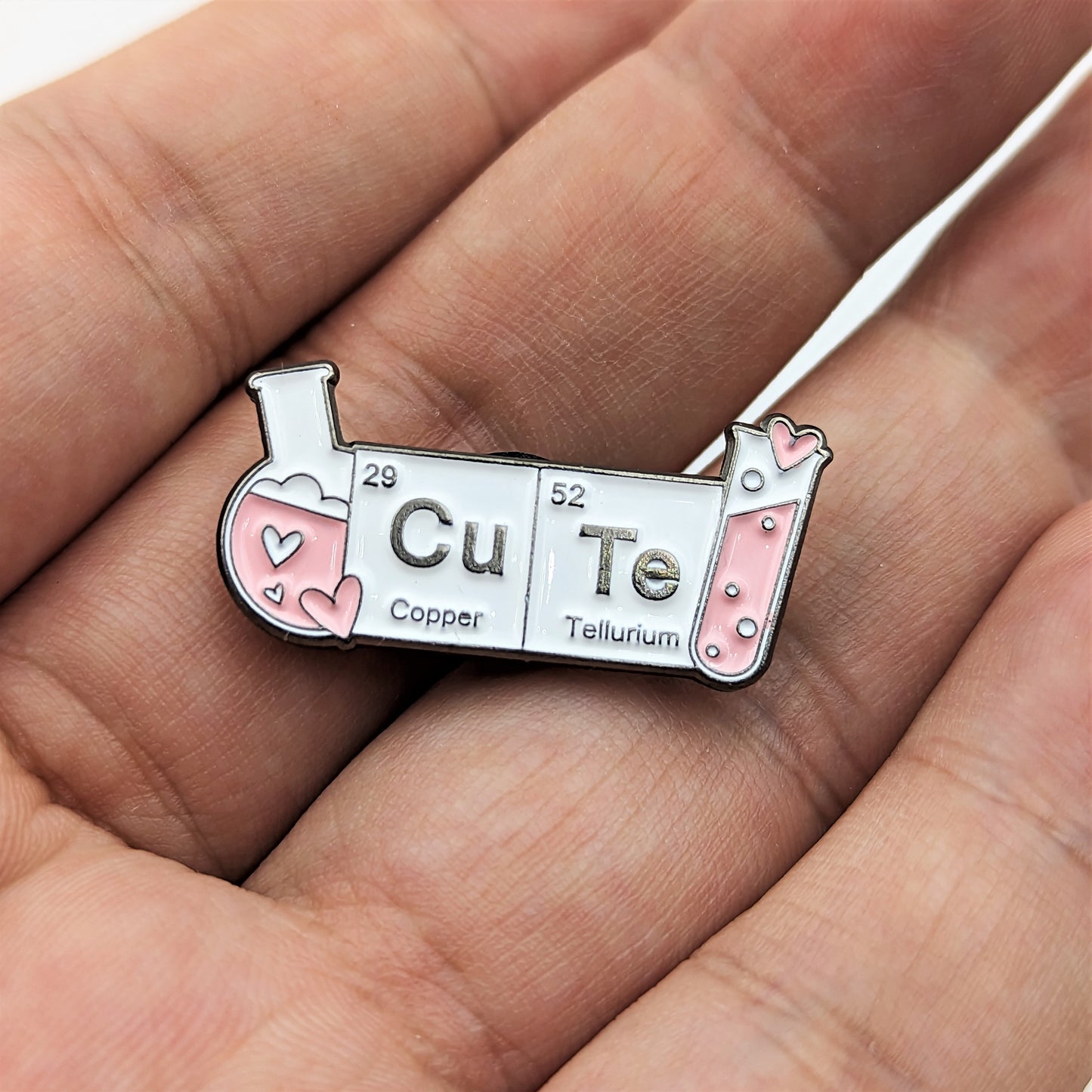 CuTe Enamel Pin Science Pin