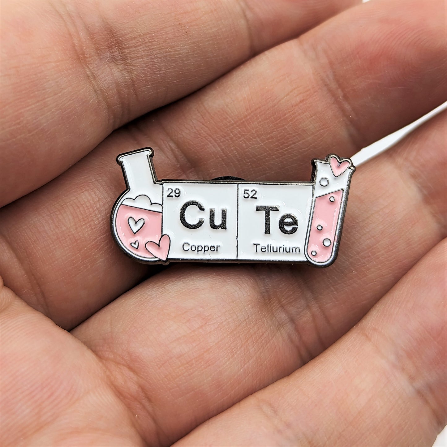 CuTe Enamel Pin Science Pin