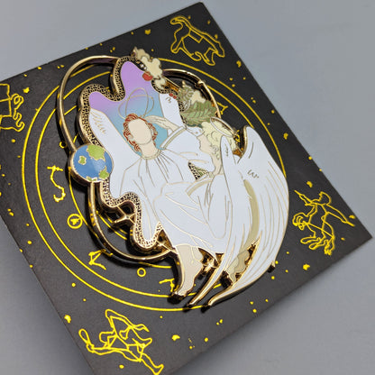 Wishing Well Enamel Pin Good Omens Pin