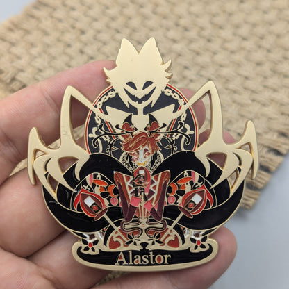 Hazbin Hotel Alastor Enamel Pin Radio Demon Pin