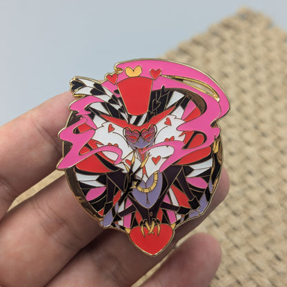 Hazbin Hotel Alastor/Lucifer/Vox/Val Enamel Pins