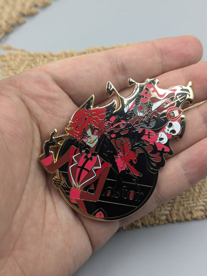 Valentine's Day Alastor Enamel Pin Hazbin Hotel New Nun Alastor Pin