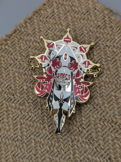 Valentine's Day Alastor Enamel Pin Hazbin Hotel New Nun Alastor Pin