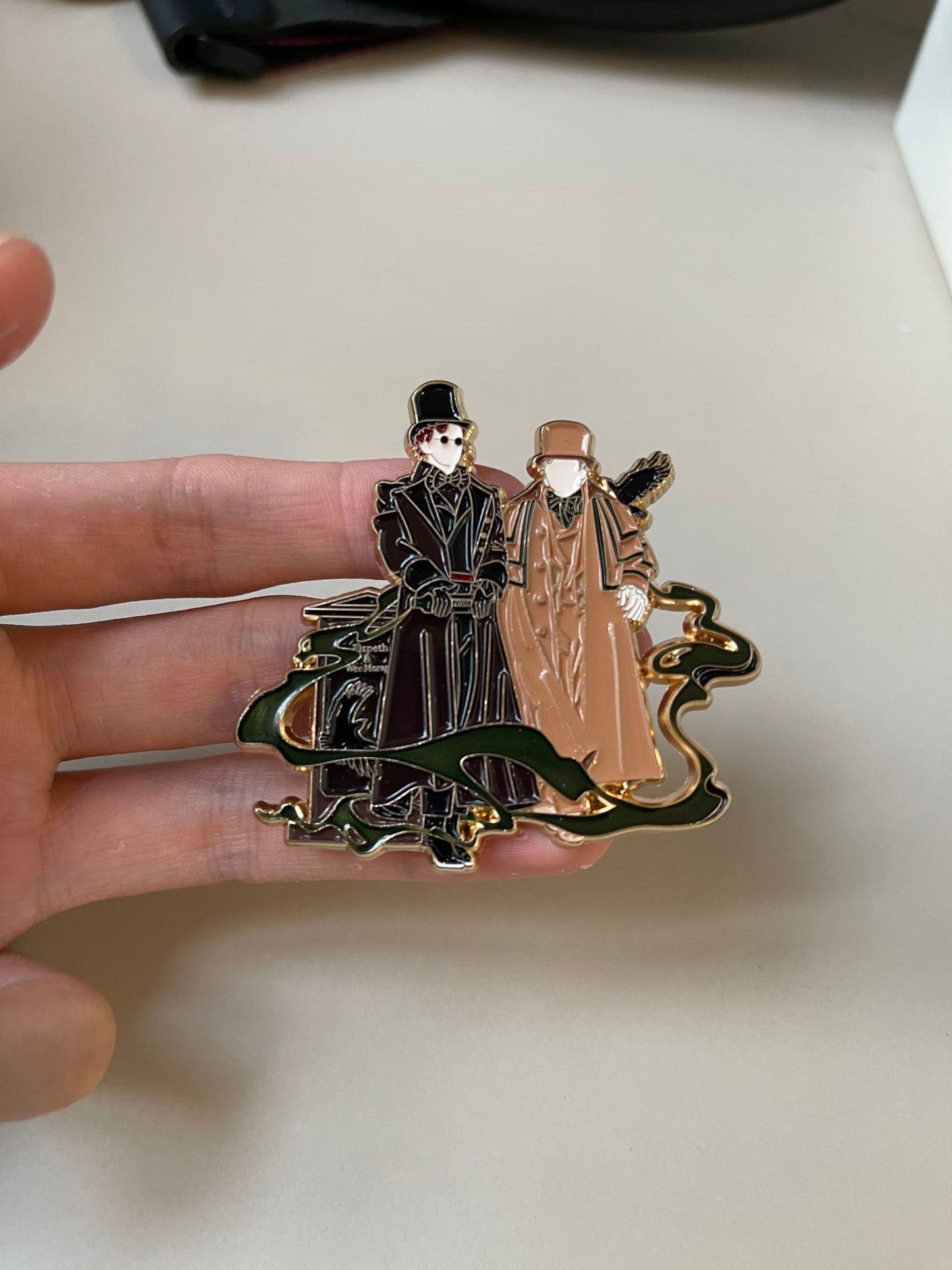 Ineffable Husbands Enamel Pin Good Omens Pins