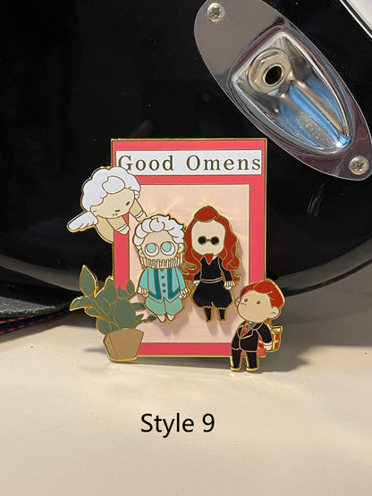 Ineffable Husbands Fridge Magnets Good Omens Refrigerator Magnets