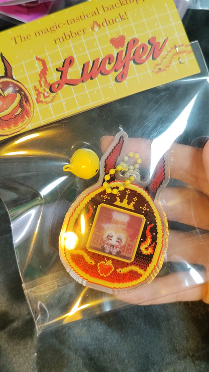 Hazbin Hotel 3D Lenticular Acrylic Charm Keychain Tamagotchi